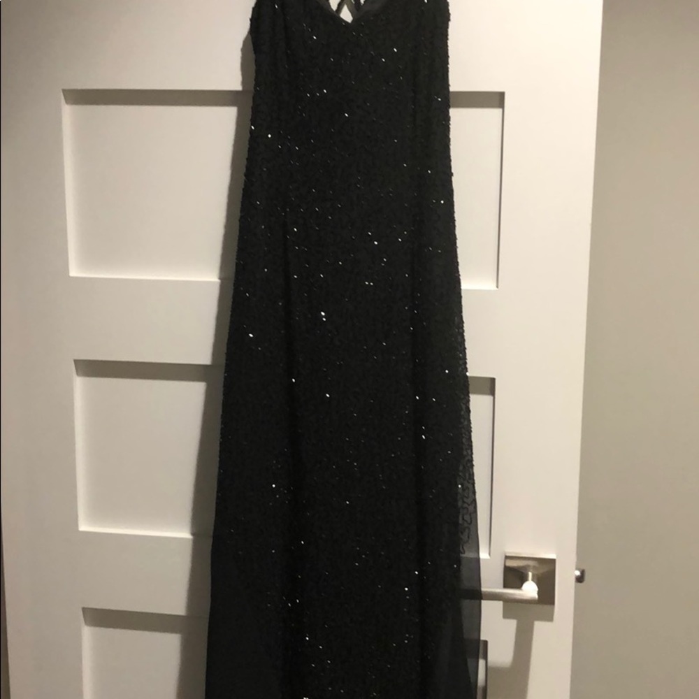 Evening dress sequin.